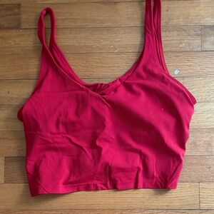 Lululemon Athletica Red Bra Top